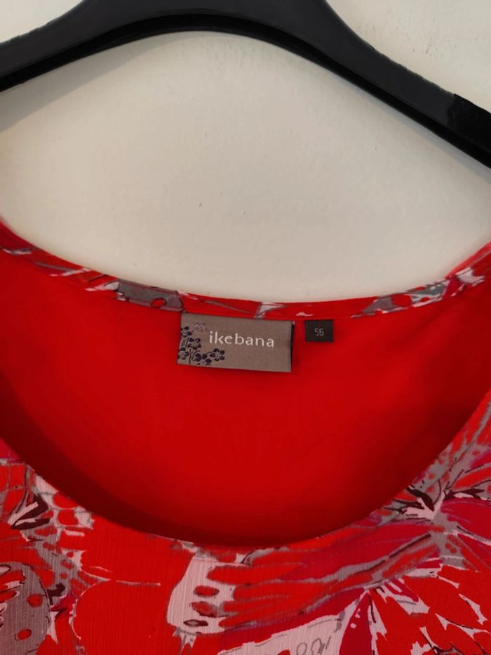Robe rouge à volants taille 56 Ikebana - photo numéro 5