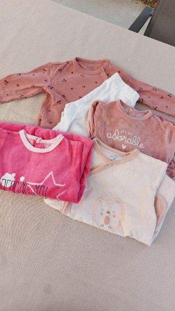 4 pyjamas velours