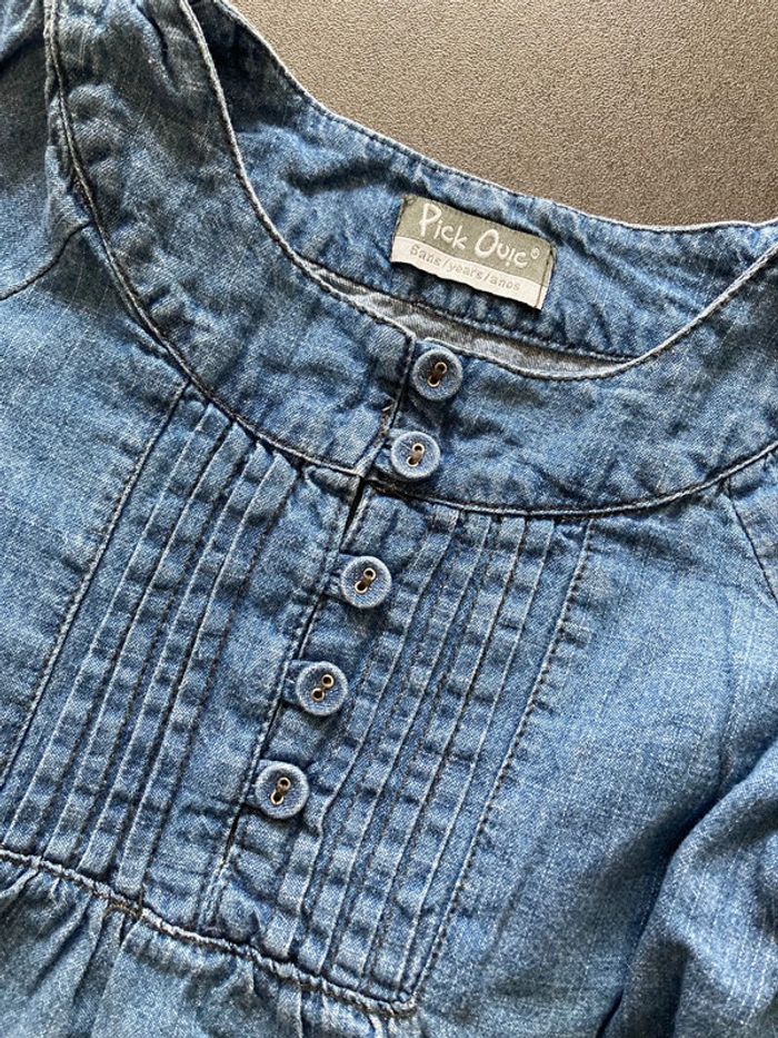 Lot ensemble tunique haut vêtement enfant fille taille 6 ans - photo numéro 7