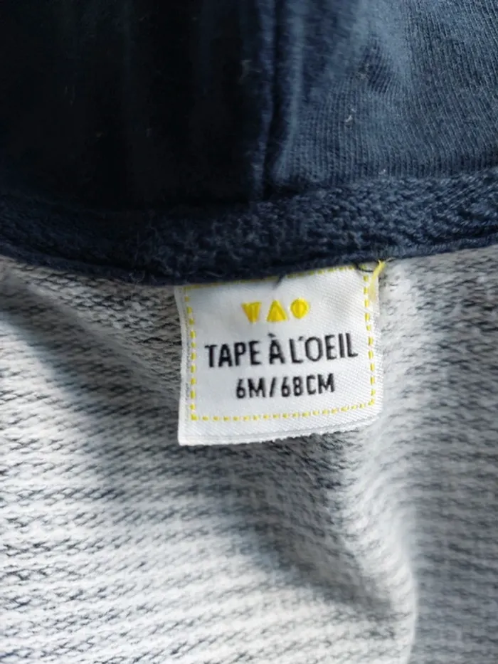 Veste Tape À L'Oeil taille 6 mois - photo numéro 4
