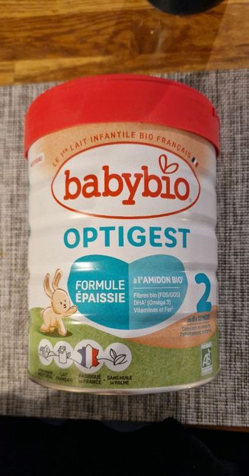 Boite lait optigest 2eme age