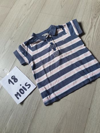 Maillot t-shirt polo 18mois garçon