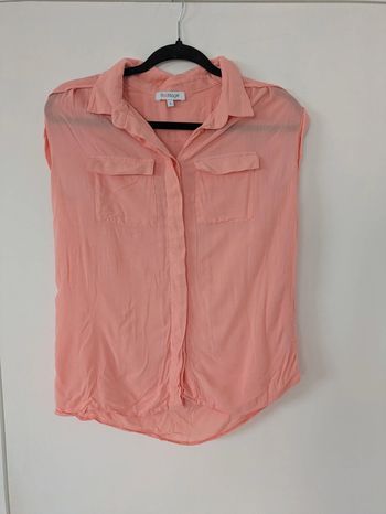 Top a manches courtes et boutons Scottage