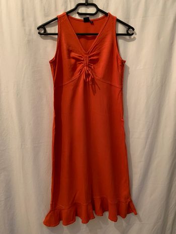 Robe sans manches orange