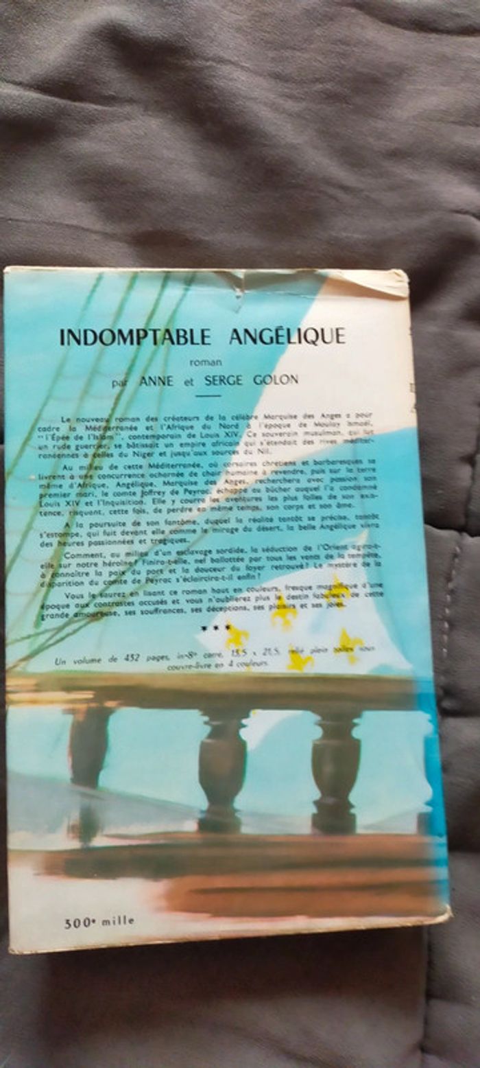 Indomptable Angélique de Anne et Serge Golon - photo numéro 2