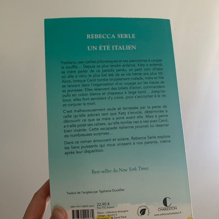 Roman Un été Italien - photo numéro 2