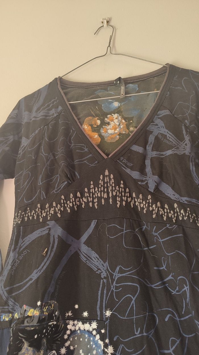 Robe longue y2k taille S patchwork motifs - photo numéro 6