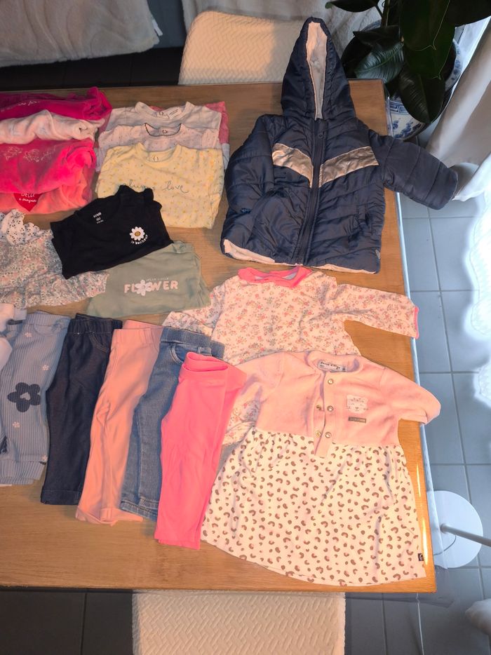 Lit vêtement bébé fille 6 mois - photo numéro 3