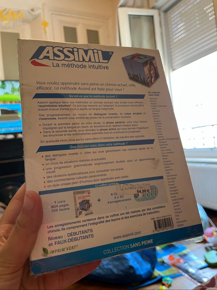 Assimil – Le Chinois sans peine + 4 CD audio (comme neuf) - photo numéro 2