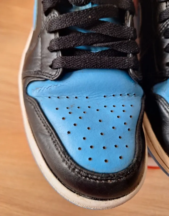 Baskets Nike Air low 1 noires et bleues 40 - photo numéro 5