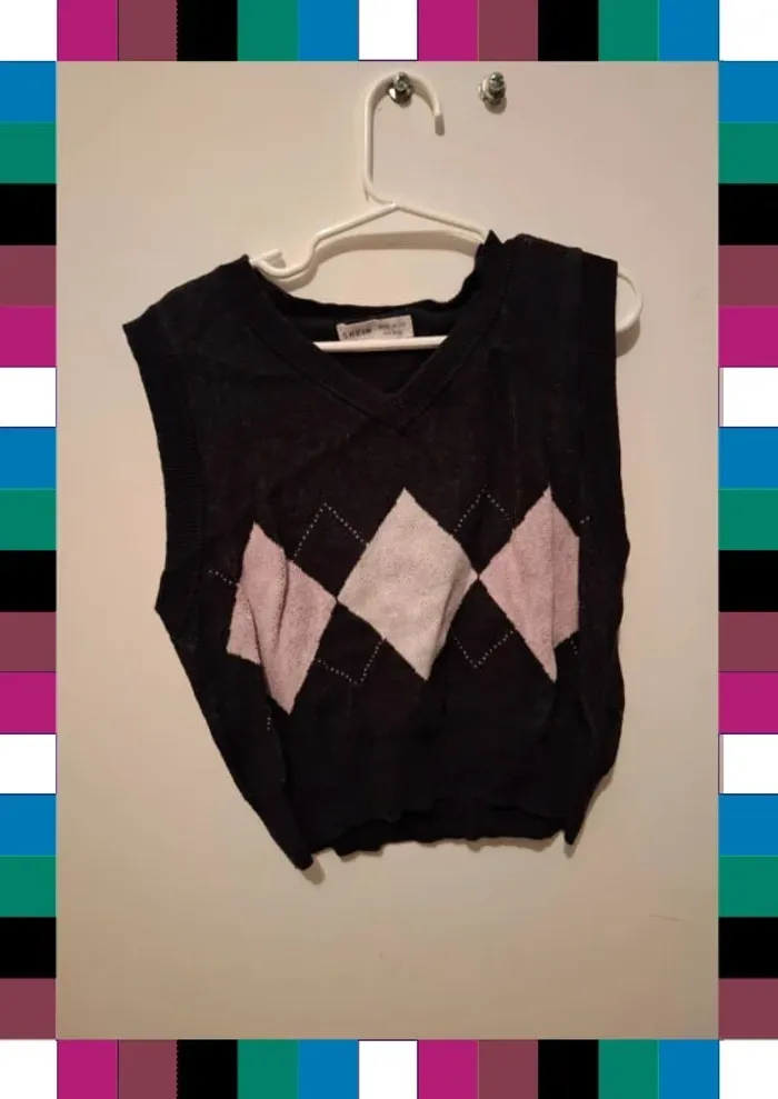 Pull sans manche 11/12 ans
