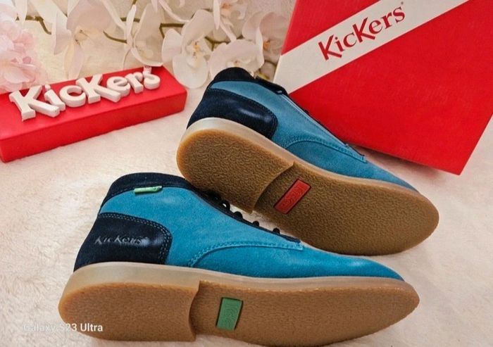 Bottes Bottines Cuir Zip Kickers T32 - photo numéro 2