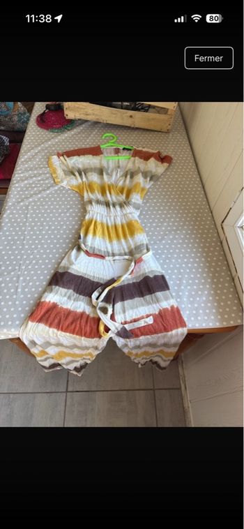 Combi pantalon taille L 