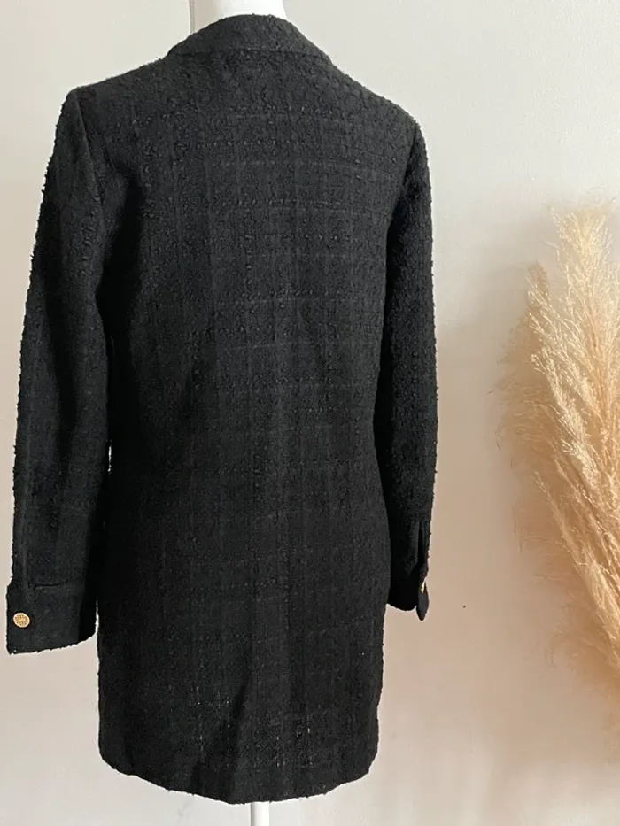 Zara robe Veste blazer tailleur texturé taille XS - photo numéro 5