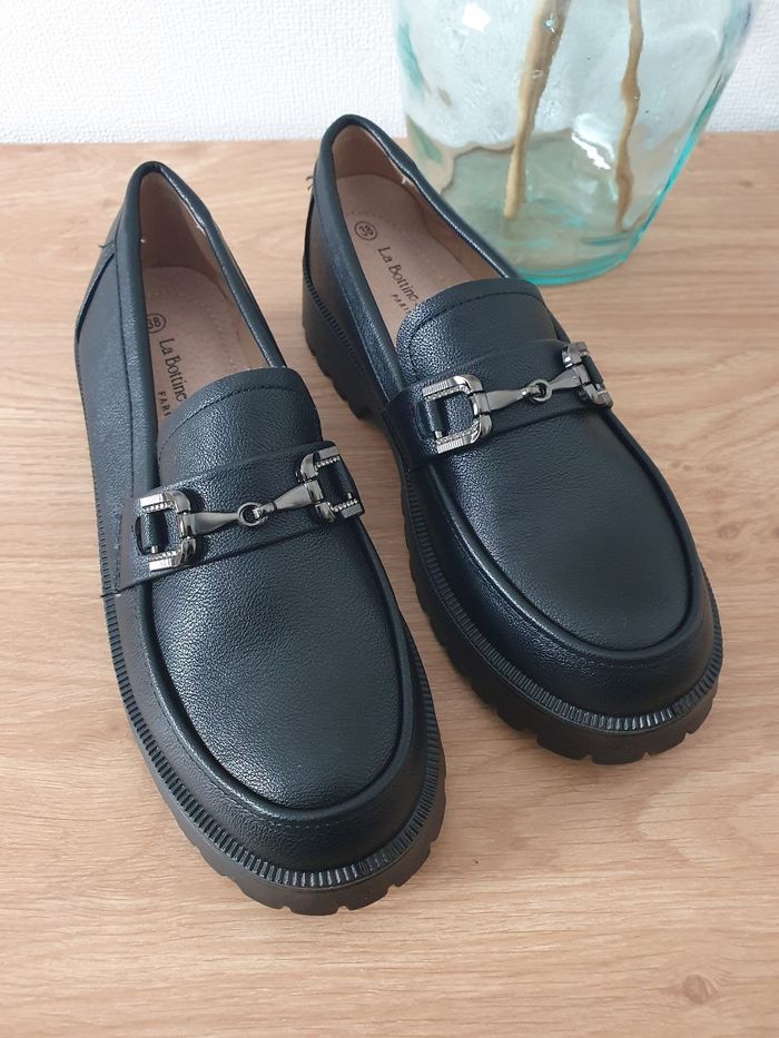 Mocassins noir mat Hampton Pointure 38 - photo numéro 3