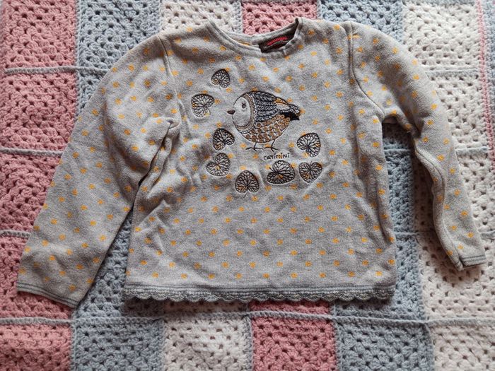 Pull catimini oiseau 3 ans