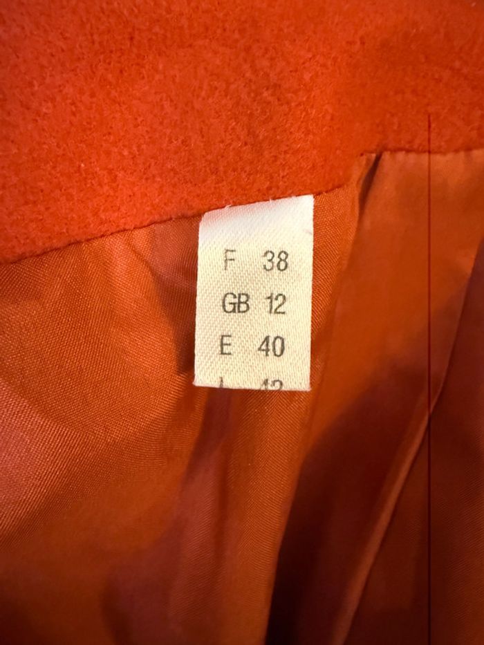 Manteau en laine vintage Taille 38 - photo numéro 3