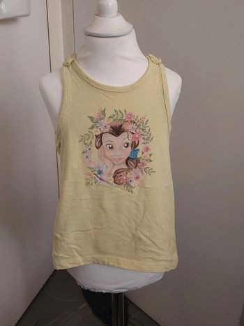 Débardeur jaune clair Belle Disney