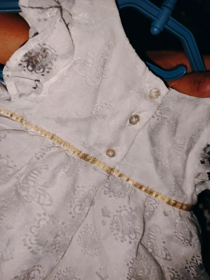 Robe blanche 3 mois Orchestra - photo numéro 3