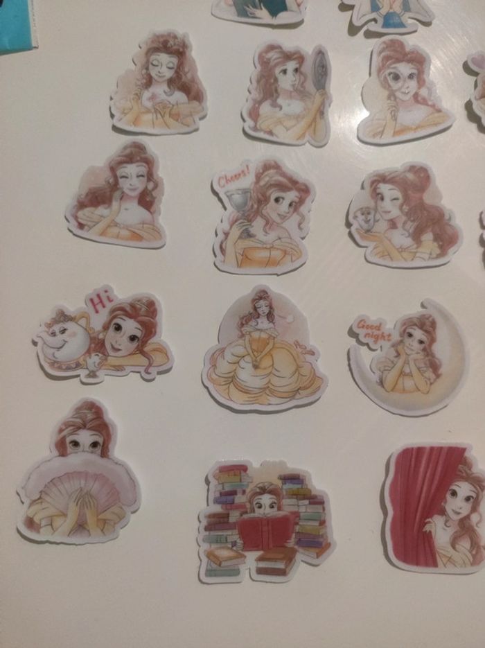20 stickers la belle et la bête Disney - photo numéro 5