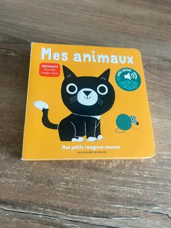 Livre sonore mes animaux