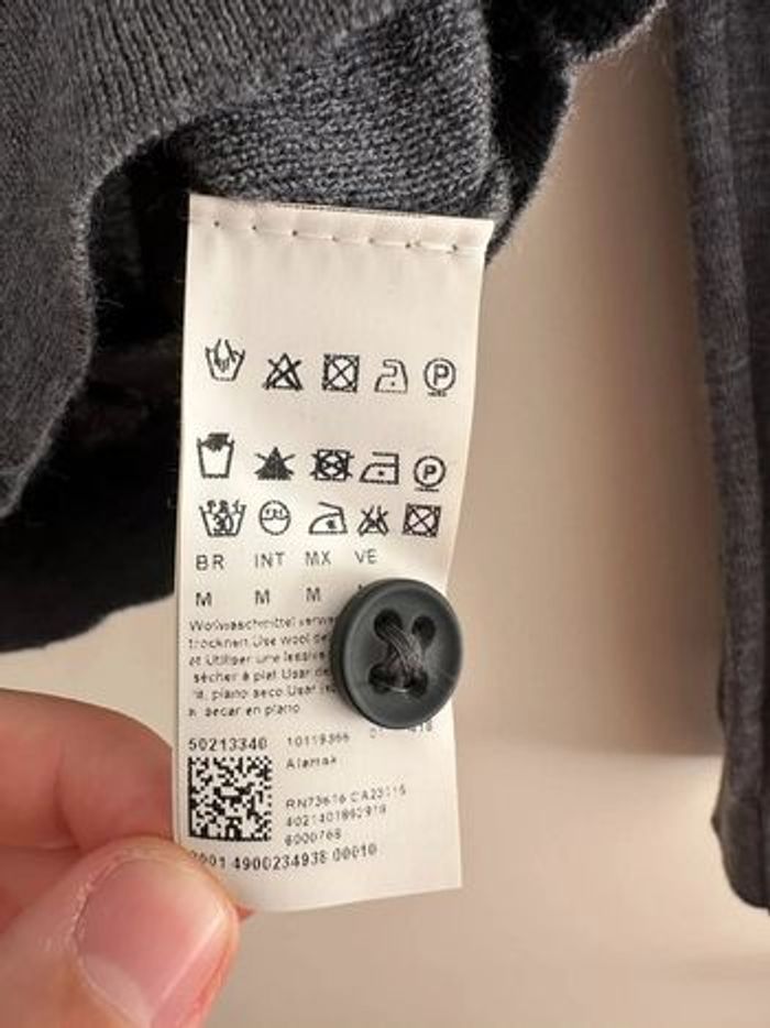 Cardigan homme Hugo Boss Orange homme - gris foncé - taille M - photo numéro 4