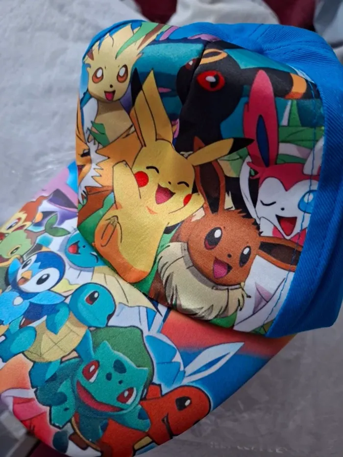 Magnifique casquette pokemon neuve pikatchu - photo numéro 2