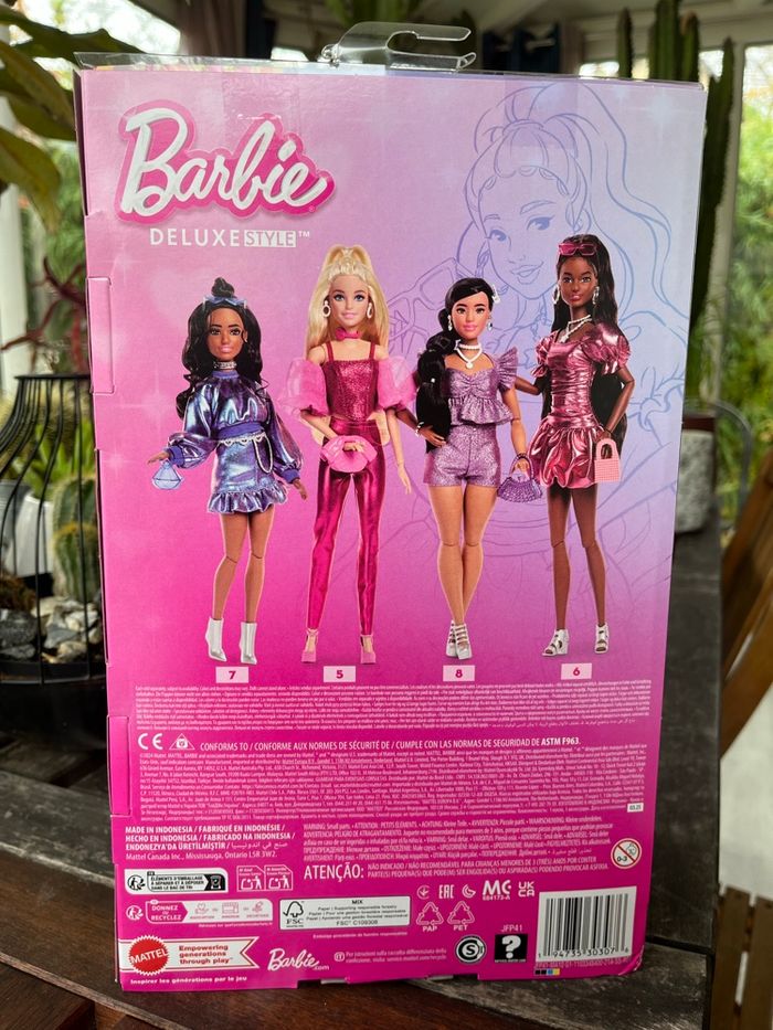 Barbie deluxe style métal corail neuf - photo numéro 3