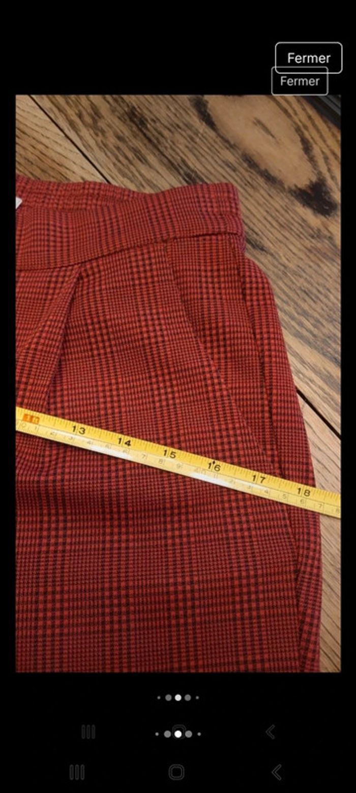 Pantalon Jaqueline de Jong rouge/noir eu M - photo numéro 10