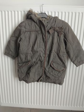 Manteau kaki verbaudet fille 3 ans