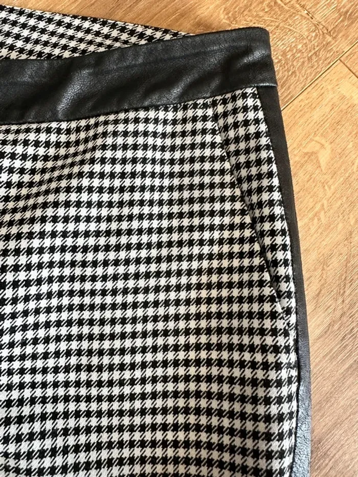 Pantalon ajusté Claudie Pierlot noir et blanc taille 36 - photo numéro 8