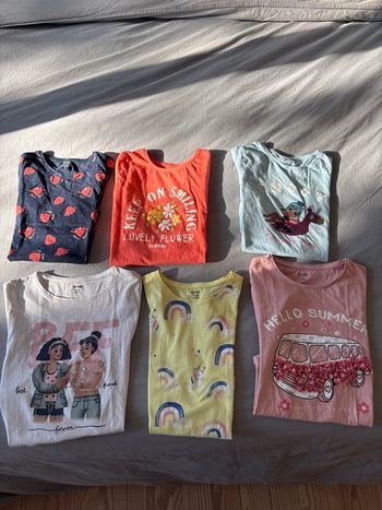 Lot de 6 t-shirt filles Kiabi 10 ans 