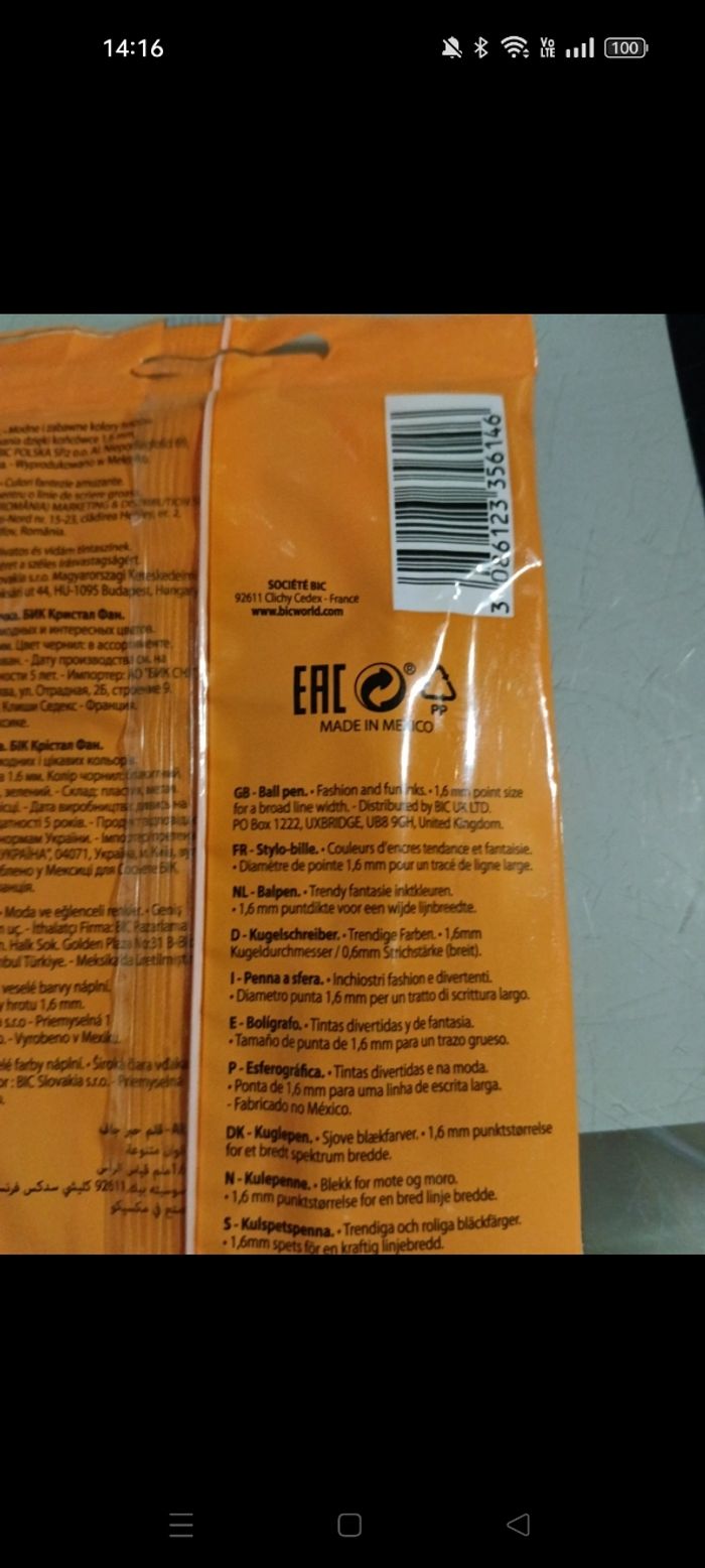 Stylos bic cristal fun - photo numéro 5