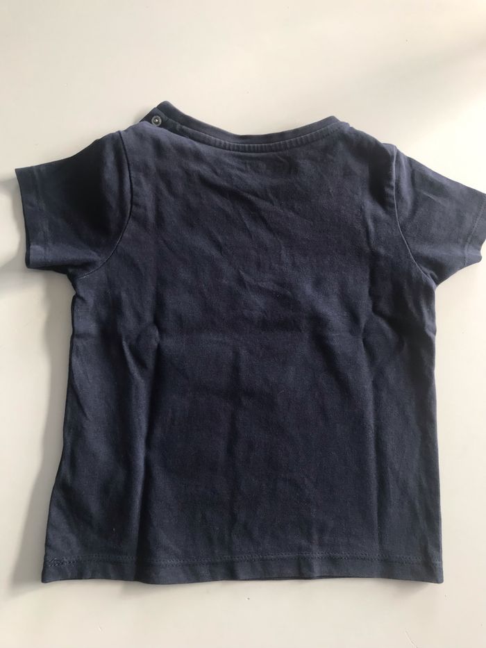 T-shirt marine Ciao bello 36 mois - photo numéro 3