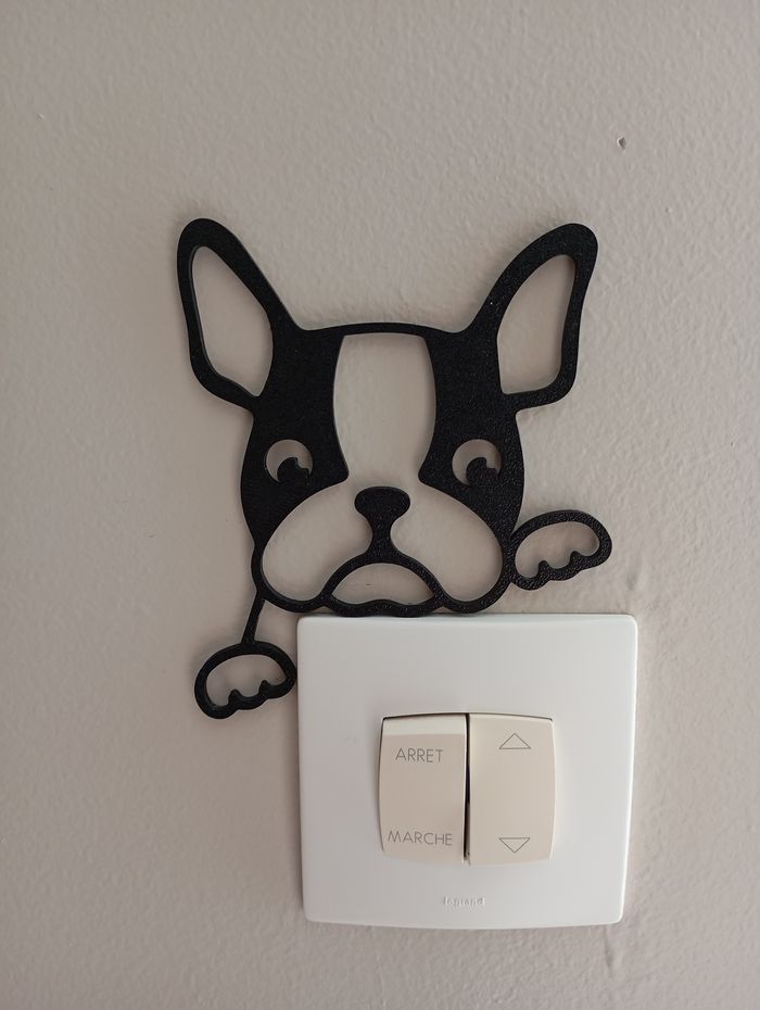 Décoration murale interrupteur