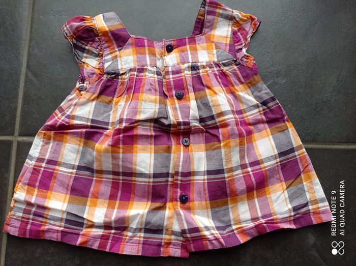 Tunique été fille, Vertbaudet, taille 9 mois NEUF - photo numéro 2