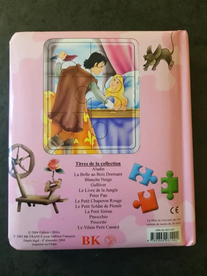 Livre et puzzles La Belle au bois dormant - photo numéro 2
