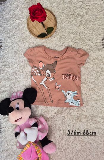 T shirt Disney Bambi 3/6mois 