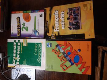 Lot 4 livres lycée 