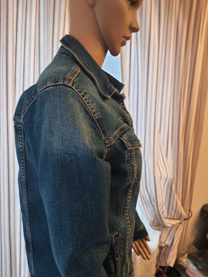 Belle Veste en Jean Groggy JBC taille S - photo numéro 7
