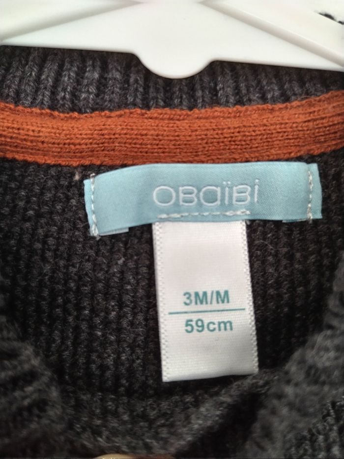 Ensemble bébé garçon Obaibi 3 mois - photo numéro 7