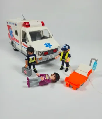 Playmobil Ambulanciers en intervention