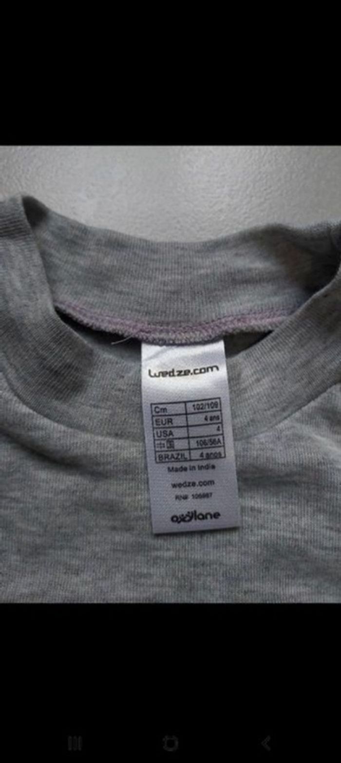 Tshirt chaud manche longue 4 ans - photo numéro 4