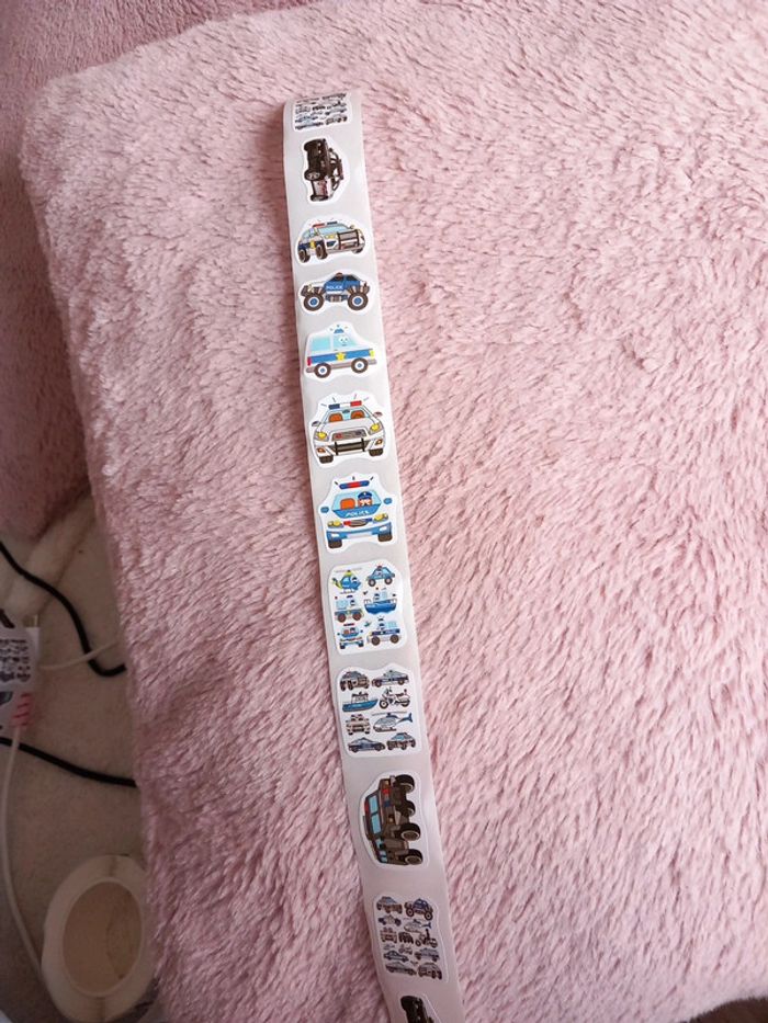 30 autocollants voiture de police