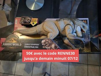 Distortus rex jurassic World rebirth rumble'n rampage dinosaurus