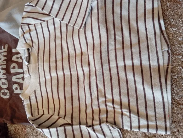 3 t-shirt ML 3 mois - photo numéro 2