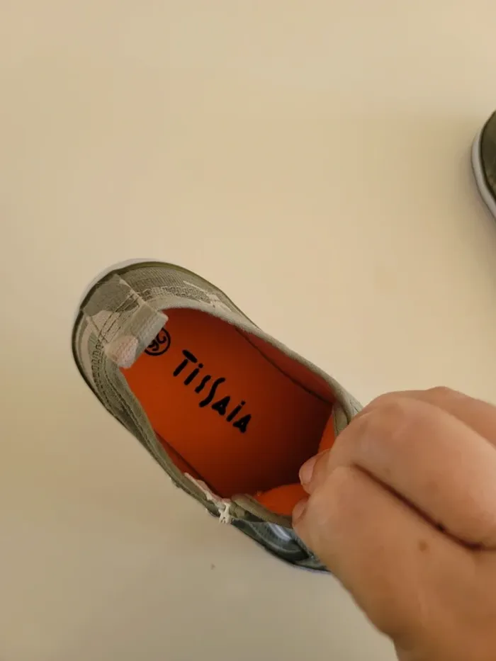 Chaussures tissiai garçon kaki militaire 26 neuve - photo numéro 5