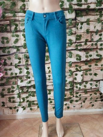 🌸Pantalon skinny Bleu canard Miss Ok Taille 38🌸