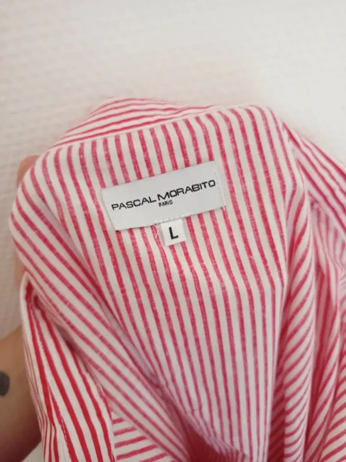 Chemise longues manches longues à rayures femme - photo numéro 4