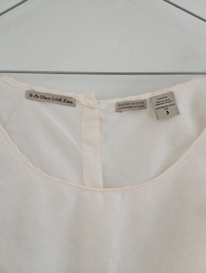 Blouse Écrue broderies maison scotch "la femme selon Marie" - photo numéro 13